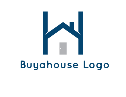 letter h house logo