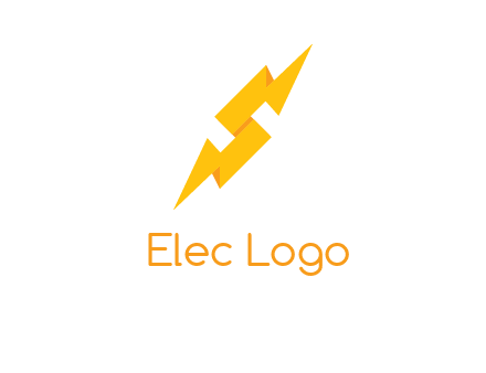 electric bolt in Letter s logo