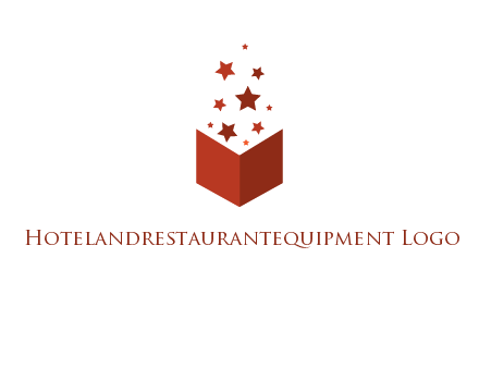 book with stars logo