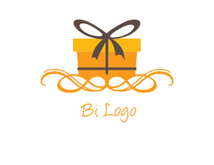 elegant gift box logo