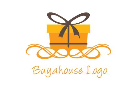 elegant gift box logo