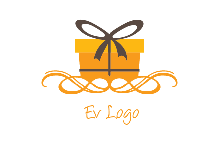 elegant gift box logo