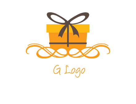 elegant gift box logo