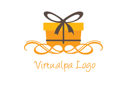 elegant gift box logo