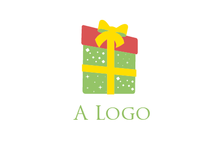 wrapped gift box logo