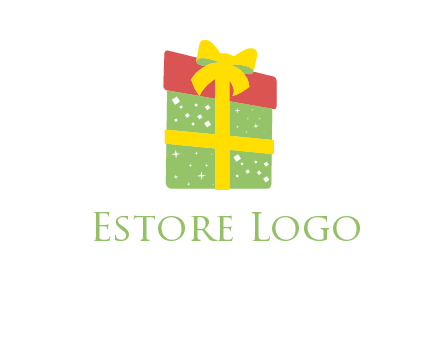 wrapped gift box logo