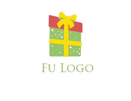 wrapped gift box logo