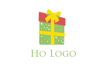 wrapped gift box logo