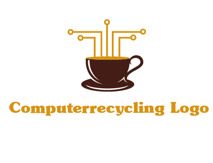 cyber coffee logo