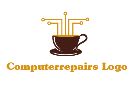 cyber coffee logo