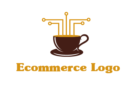 cyber coffee logo