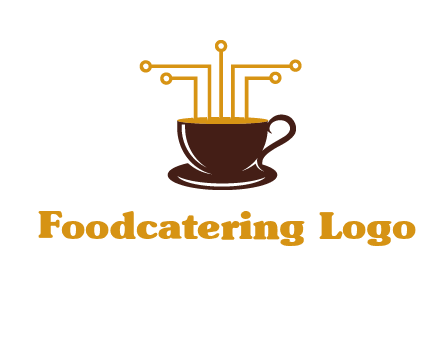 cyber coffee logo