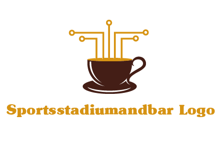 cyber coffee logo