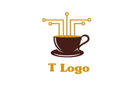 cyber coffee logo