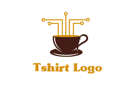 cyber coffee logo