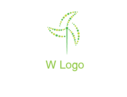 circles creating windmill logo