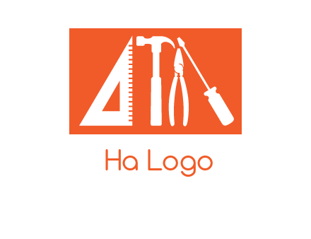 construction tools logo