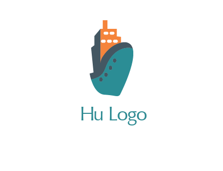 deck-house ship transport logo