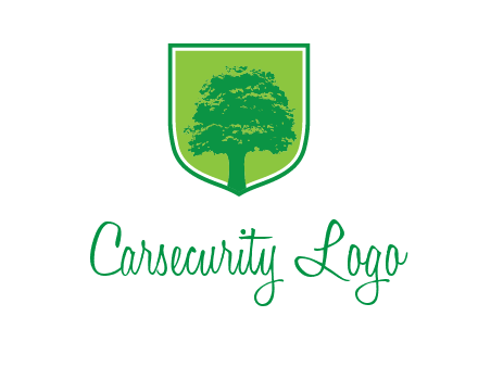 tree in colored shield logo