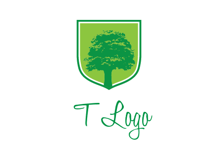 tree in colored shield logo