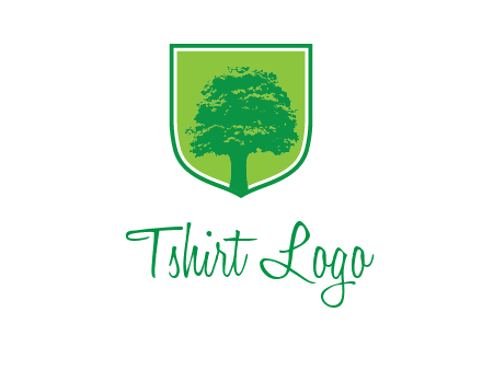 tree in colored shield logo