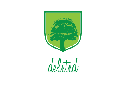 tree in colored shield logo