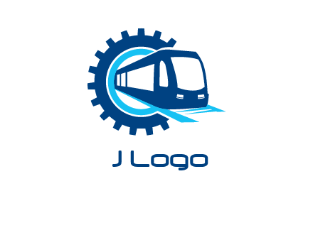 gear round subway train logo