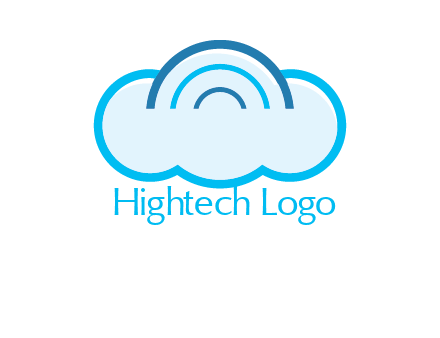 signals on cloud computing logo