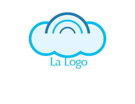 signals on cloud computing logo