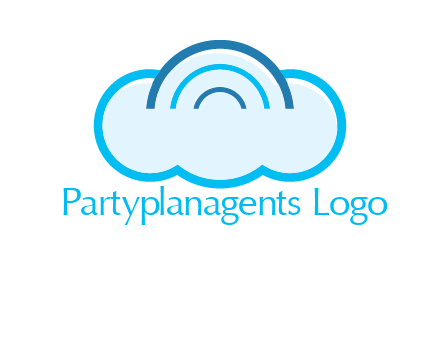 signals on cloud computing logo