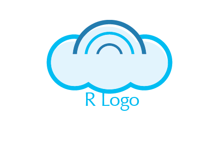 signals on cloud computing logo