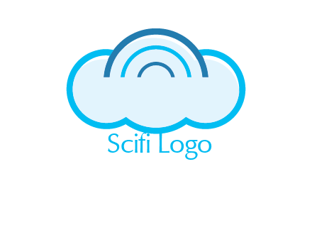 signals on cloud computing logo