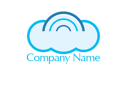 signals on cloud computing logo