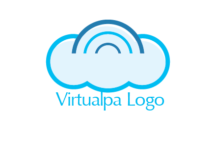 signals on cloud computing logo