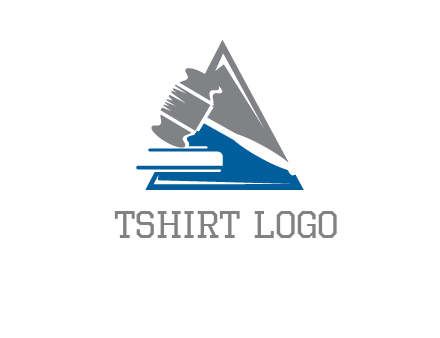 hammer in triangle law logo