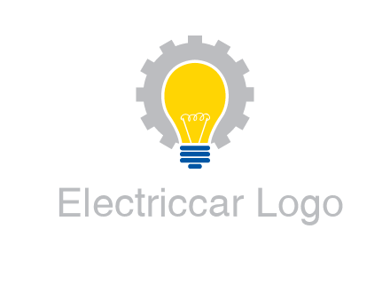 gear and bulb engineering icon