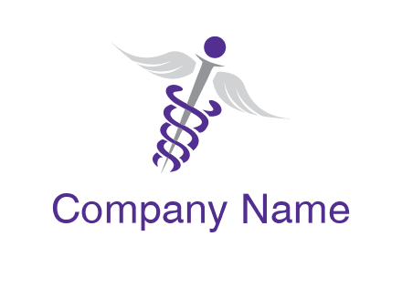 caduceus stick logo