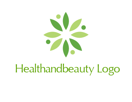 flower swoosh people employment logo