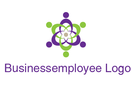 swoosh people employment logo