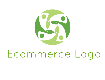 leaf people community logo