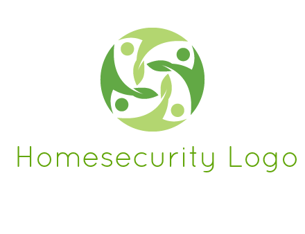 leaf people community logo