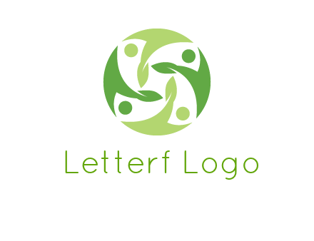 leaf people community logo