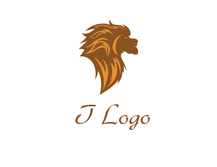 side profile lion head logo