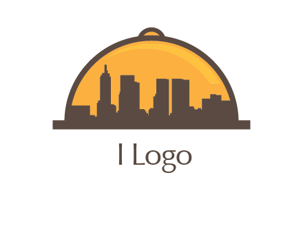 skyline covered with lid catering logo