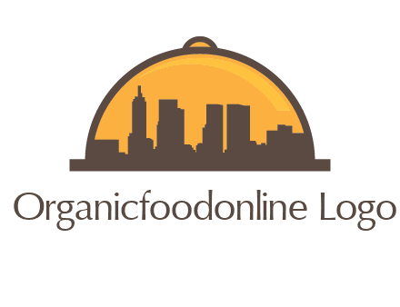 skyline covered with lid catering logo