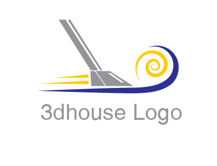 vacuum cleaner with swirl logo