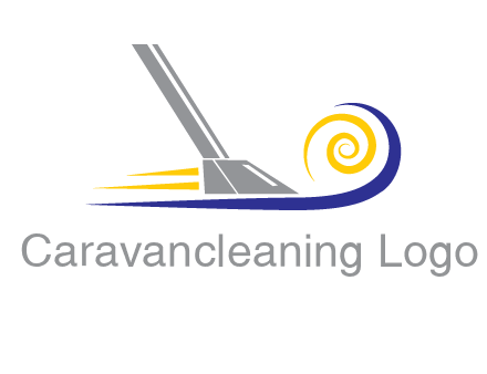 vacuum cleaner with swirl logo