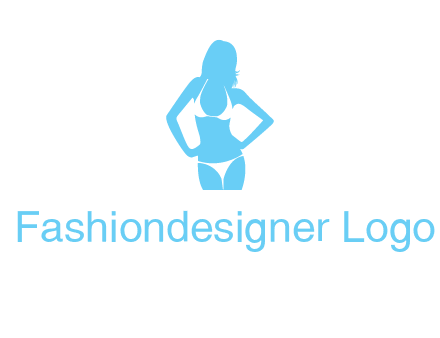 woman wearing bikini massage logo