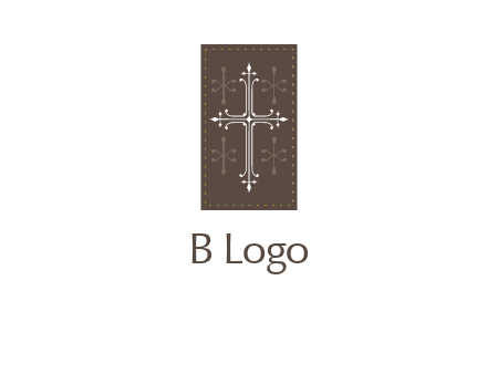 bible logo with a cross