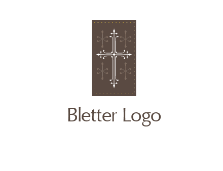 bible logo with a cross